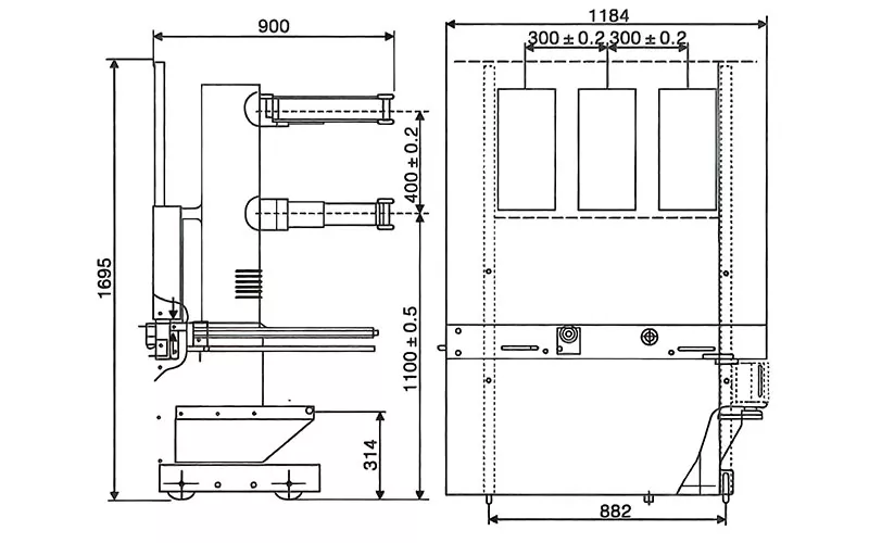 40.5kV Indoor High Voltage Vacuum Circuit Breaker