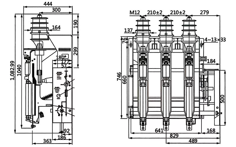 12kV Load Break Switch Fuse Combination Unit