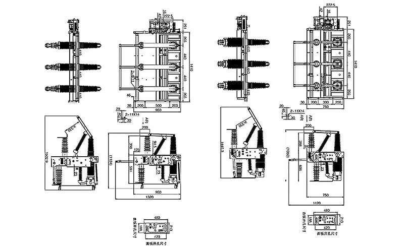 40.5kV Wind and Solar Vacuum Load Switch-Fuse Combination Unit