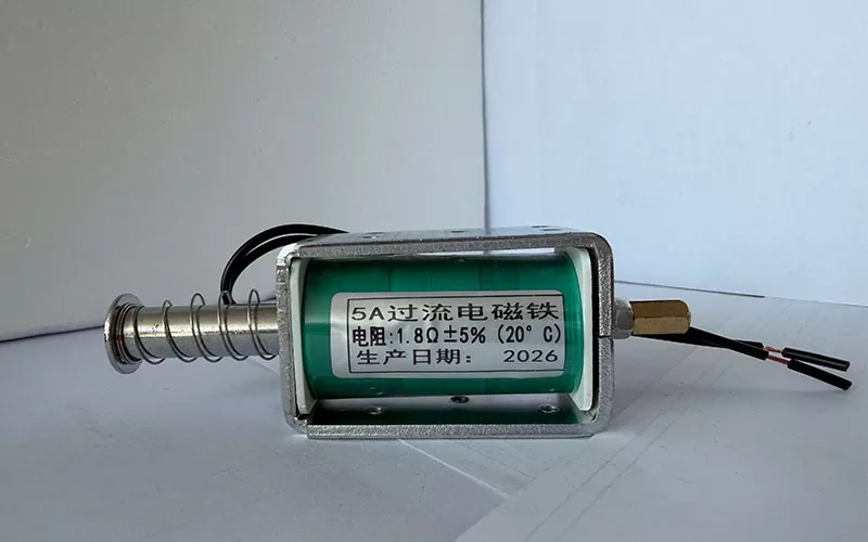 5A Overcurrent Solenoid Lead Wire Type, Green Coil 1.8Ω